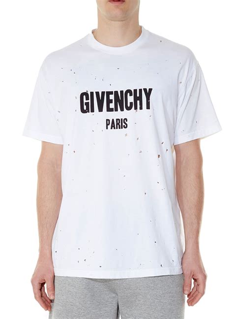 givenchy paris t shirt mens replica|givenchy oversized t shirt.